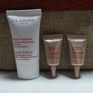 クラランス(CLARINS)のクラランス Ｖ コントア セラム ＆ ジェントル リファイナー セット(サンプル/トライアルキット)