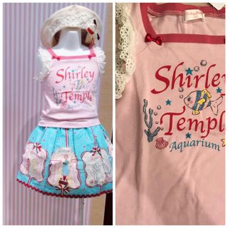 シャーリーテンプル(Shirley Temple)の新品　シャーリーテンプル　130 アクアリウムトップス　おさかな(Tシャツ/カットソー)