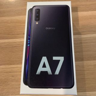 ギャラクシー(Galaxy)のGalaxy A7 ブラック(スマートフォン本体)