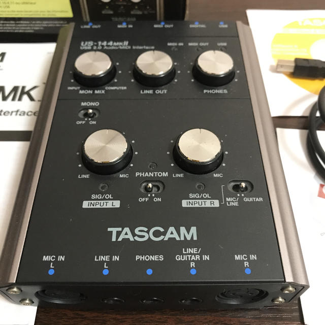 Tascam US-144MK2　USBオーディオインターフェース 1