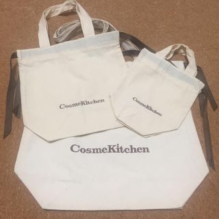 コスメキッチン(Cosme Kitchen)の【新品】cosmekitchen エコバッグ 3点セット(エコバッグ)