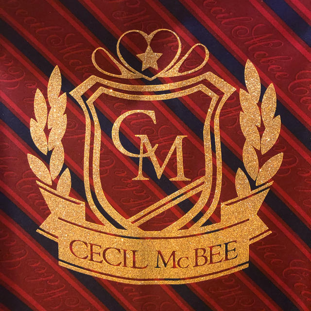 CECIL McBEE(セシルマクビー)のCECIL McBEE ラメロゴスクールトートバッグ　ビックサイズ レディースのバッグ(トートバッグ)の商品写真