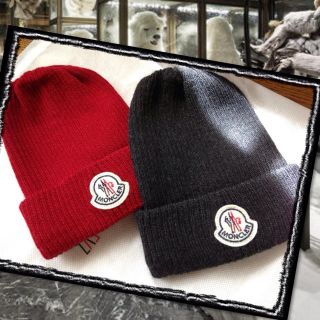 モンクレール(MONCLER)の1日限定赤字価格↙生意気なヤツら、笑🎵(ニット帽/ビーニー)