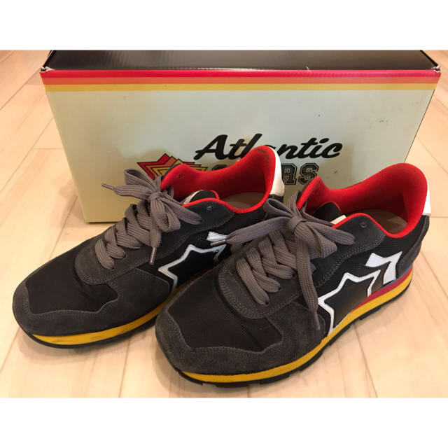 アトランティックスターズ GREY/RED サイズ40 スニーカースニーカー