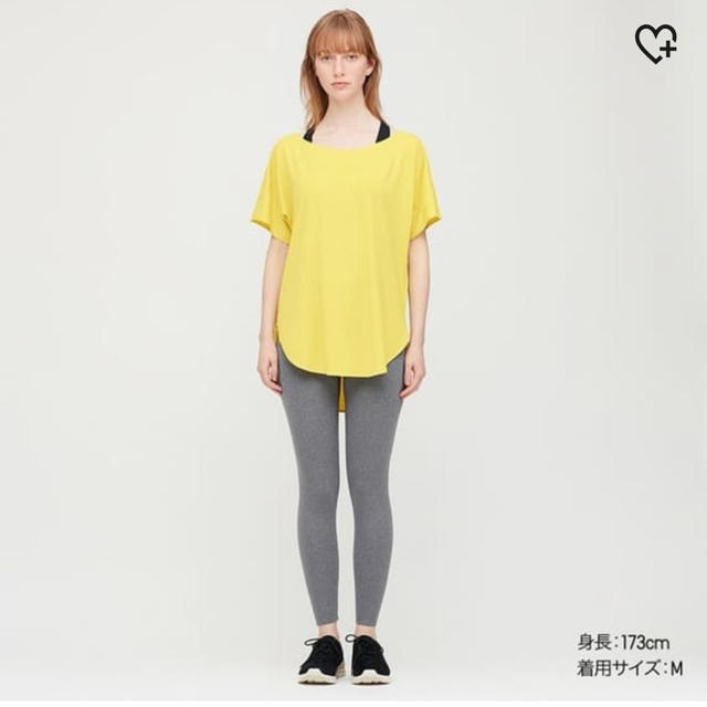 UNIQLO(ユニクロ)の新品未使用　エアリズムシームレスワイドリブクルーネックロングT M メンズのトップス(Tシャツ/カットソー(半袖/袖なし))の商品写真