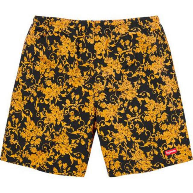 (XL) Supreme Nylon Water Short Blackboxロゴ