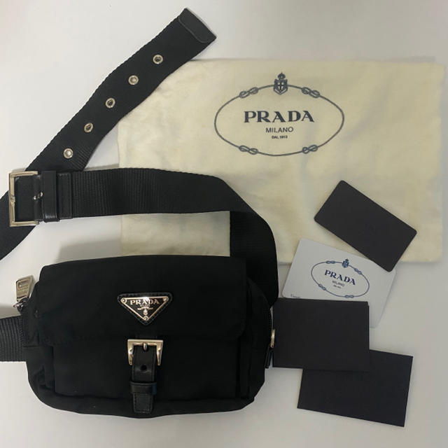 期間限定値下げ中！【正規極美品】　PRADA ウエストポーチ