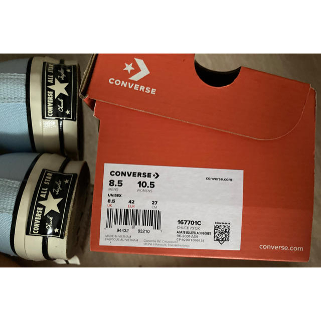 CONVERSE(コンバース)のコンバース　CT70 水色　agate  blue 27cm  メンズの靴/シューズ(スニーカー)の商品写真