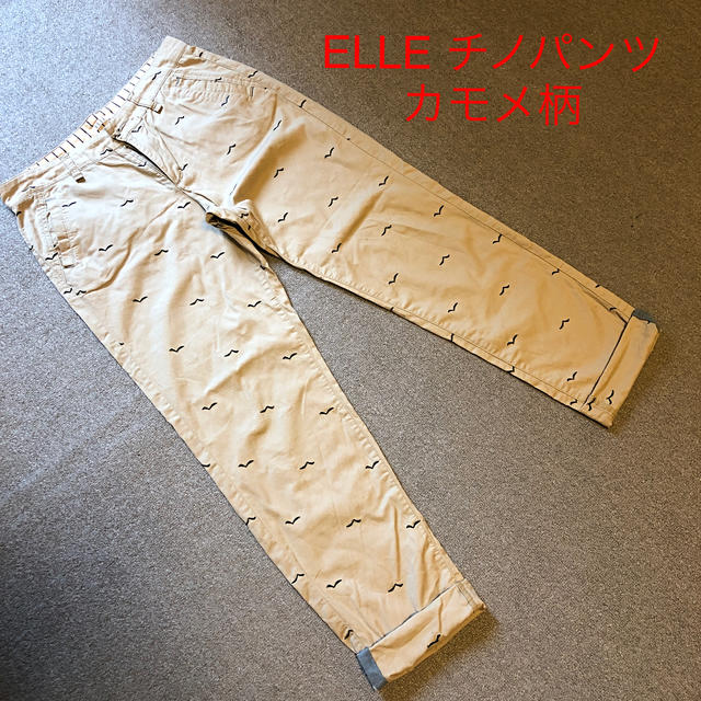 ELLE(エル)のELLE チノパンツ　レディース S レディースのパンツ(カジュアルパンツ)の商品写真