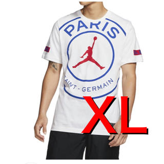 ナイキ(NIKE)のPSG JORDAN コラボTシャツ　ジャンプマン　 Nike XLサイズ(Tシャツ/カットソー(半袖/袖なし))
