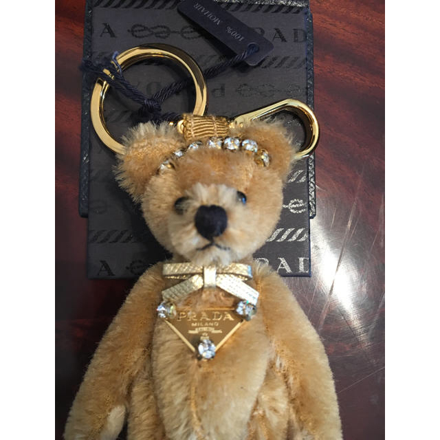 新品未使用 PRADA ベア キーホルダー-