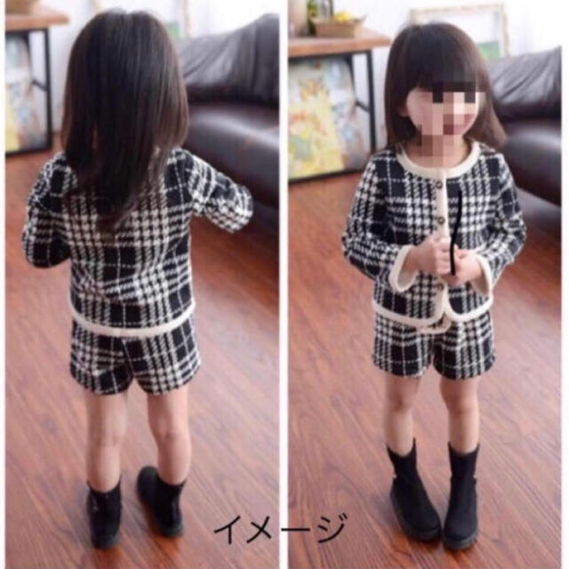 女児セットアップ♫ キッズ/ベビー/マタニティのキッズ服女の子用(90cm~)(ドレス/フォーマル)の商品写真