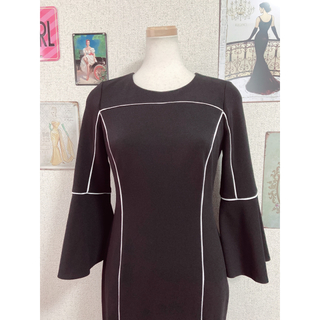 タダシショウジ(TADASHI SHOJI)の新品 2 カルバンクライン ドレス BL7652NT(ひざ丈ワンピース)