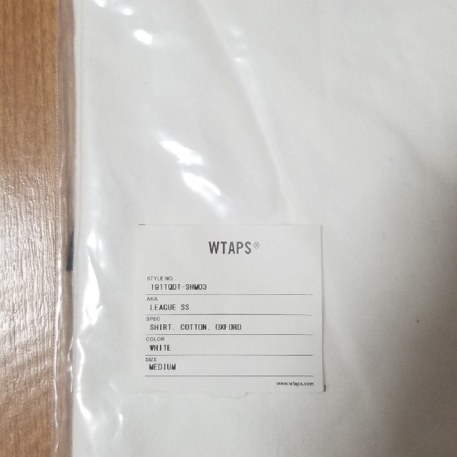 WTAPS　LEAGUE SS SHIRT 【M】 191TQDT-SHM03