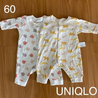 ユニクロ(UNIQLO)のUNIQLOカバーオールセット60(カバーオール)