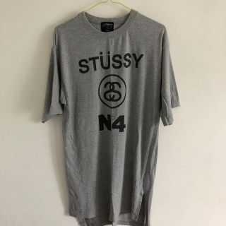 ステューシー(STUSSY)のSTUSSY Tシャツワンピース　レディース　S(ひざ丈ワンピース)