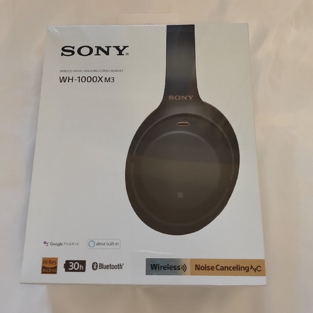 SONY WH-1000XM3(B) 新品未開封 メーカー保証付 ヘッドホン