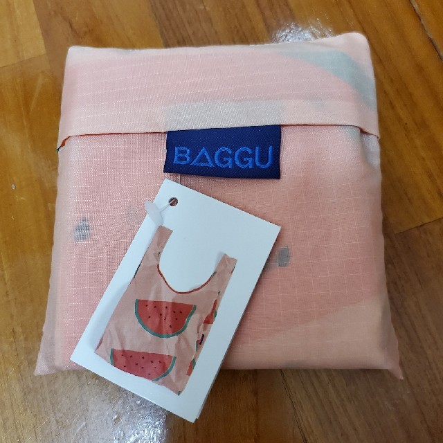 BEAMS(ビームス)のBAGGU レア　スイカ柄 レディースのバッグ(エコバッグ)の商品写真