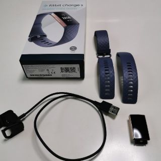 フィットフィット(fitfit)の【大幅値下げ】FitBit Charge 3 ローズゴールド(その他)