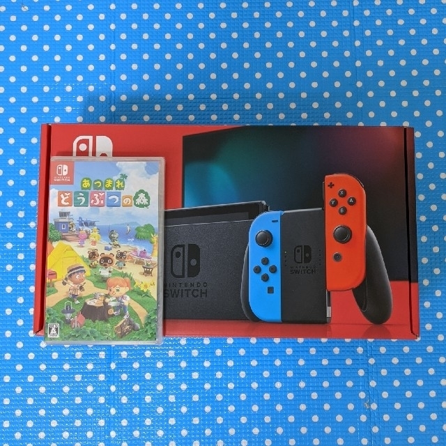 最終値下げ！　任天堂 Switch　ネオン 本体 あつまれどうぶつの森 セット