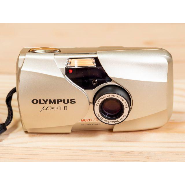 OLYMPUS(オリンパス)のオリンパス μ-II ミュー II　OLYMPUS スマホ/家電/カメラのカメラ(フィルムカメラ)の商品写真