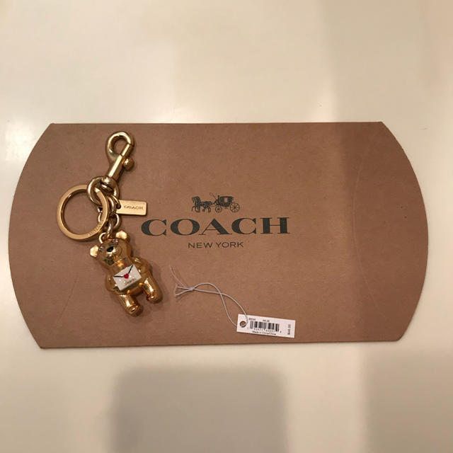 COACH(コーチ)の美品COACH 3D ベア ラブ レター バッグ チャーム レディースのファッション小物(キーホルダー)の商品写真