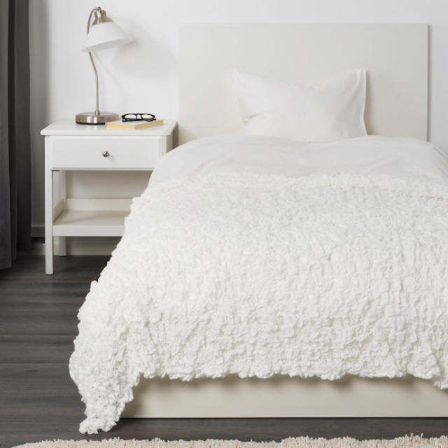 IKEA イケア  オフェーリア 毛布  ホワイト  新品  130×170cm