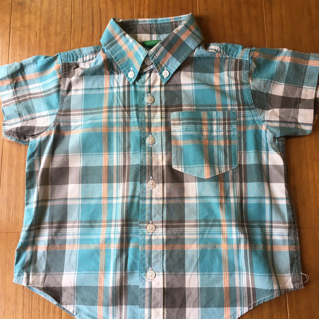 BENETTON(ベネトン)のベネトン　シャツ　子供用 キッズ/ベビー/マタニティのキッズ服女の子用(90cm~)(ブラウス)の商品写真