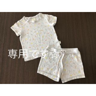 ジェラートピケ(gelato pique)のジェラートピケ  ■ 恐竜柄　Tシャツ　ショートパンツ　80 90(Ｔシャツ)