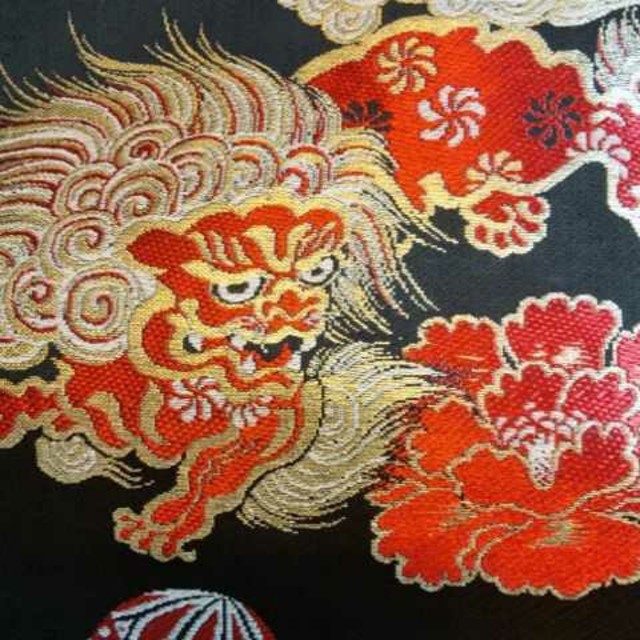 値下げイケメン唐獅子帯