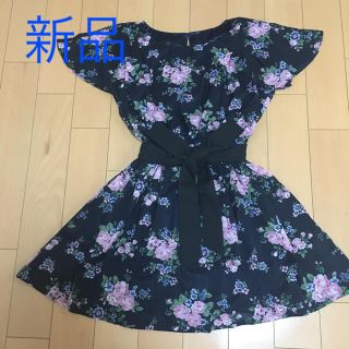 アルシーヴ(archives)の新品　花柄ワンピース(ひざ丈ワンピース)