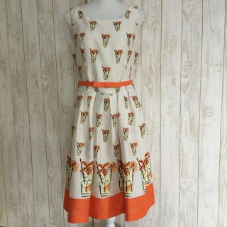 エムズグレイシー(M'S GRACY)のたくっち様専用♡M's GRACY ワンピース オレンジカクテル(ひざ丈ワンピース)