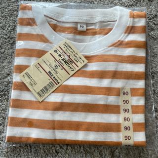 ムジルシリョウヒン(MUJI (無印良品))の無印ボーダー　子供服　90 ロンT(Tシャツ/カットソー)