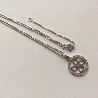 ショーメ(CHAUMET)のCHAUMET アクロシュクール 四つ葉 クローバー 幸運 ダイヤ ショーメ(ネックレス)