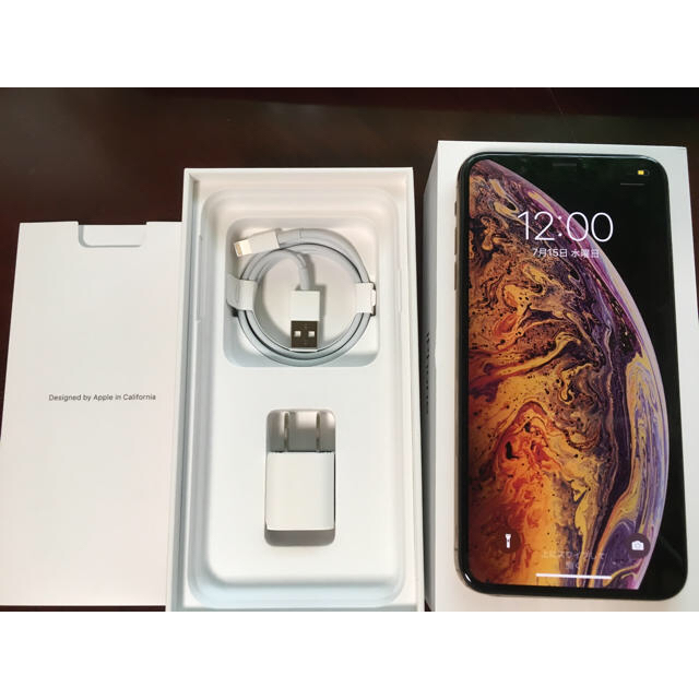 スマートフォン本体iphone xs Max  gold  256GB