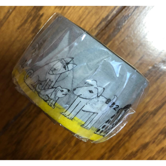 Lisa Larson(リサラーソン)の495円 リサラーソン いぬ 犬 マスキングテープ マステ 新品 北欧 日本製 インテリア/住まい/日用品の文房具(テープ/マスキングテープ)の商品写真