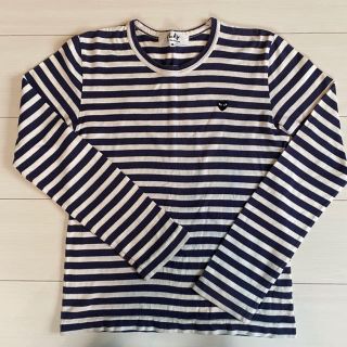 コムデギャルソン(COMME des GARCONS)のPLAY  commedesgarcons ボーダーカットソー(Tシャツ(半袖/袖なし))