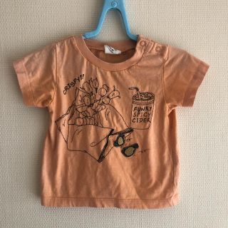 ブリーズ(BREEZE)のTシャツオレンジ刺繍80(Ｔシャツ)