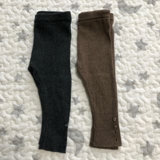 ザラ(ZARA)のZara  リブレギンス　２点セット　6-9months(パンツ)