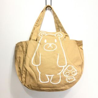 メルロー(merlot)のメルロー　クマ　きのこ　キャメル　トートバック　新品(トートバッグ)