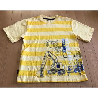 オシュコシュ(OshKosh)のオシュコシュ★ブルドーザーTシャツ140イエロー美品(Tシャツ/カットソー)