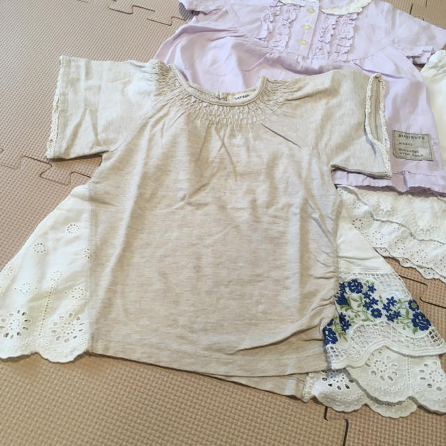 Seraph(セラフ)のセラフ★ビケット　ベビー服　90.95三点セット キッズ/ベビー/マタニティのキッズ服女の子用(90cm~)(ワンピース)の商品写真