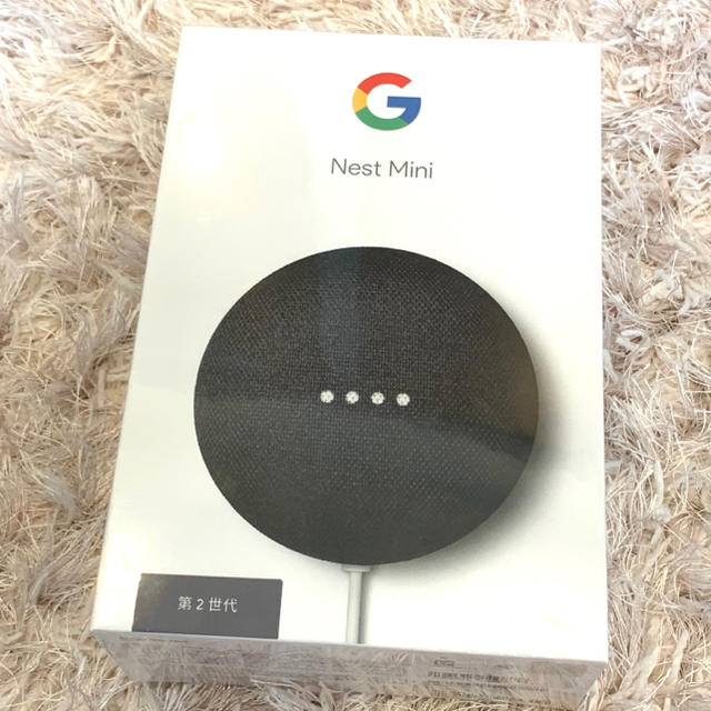 CHROME(クローム)の新品未開封　Google Nest Mini チャコール スマホ/家電/カメラのオーディオ機器(スピーカー)の商品写真