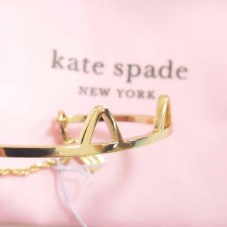 ケイトスペード kate spade バングル ブレスレット 猫柄 BK 未使用