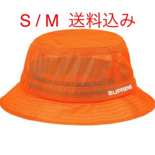 シュプリーム(Supreme)のSupreme Mesh Crusher メッシュ S/M オレンジ(ハット)