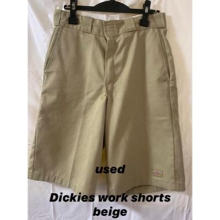 ディッキーズ(Dickies)の古着 Dickies ディッキーズ ワークショーツ ベージュ(ショートパンツ)