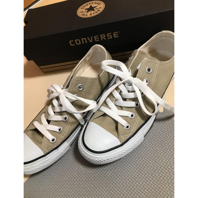 CONVERSE(コンバース)のコンバース　オールスター　スニーカー　ベージュ  ディッキーズ　巾着風バッグ レディースの靴/シューズ(スニーカー)の商品写真