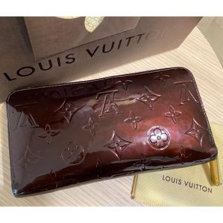 ルイヴィトン(LOUIS VUITTON)のルイヴィトン ヴェルニ 長財布 アマラント(財布)