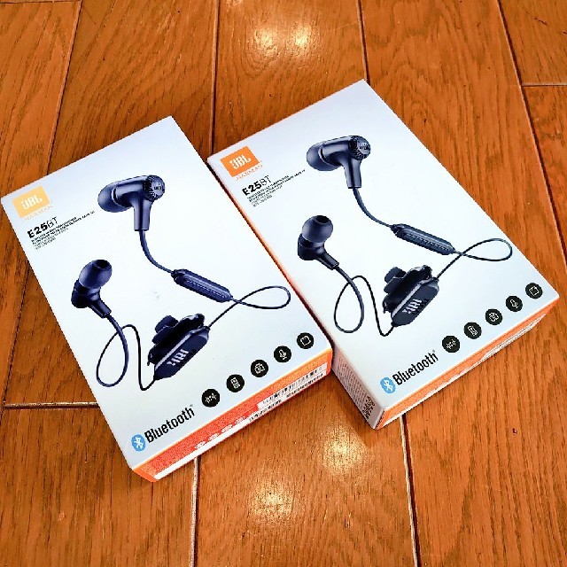 JBL E25BT Bluetoothイヤホン ブラック 2個セット