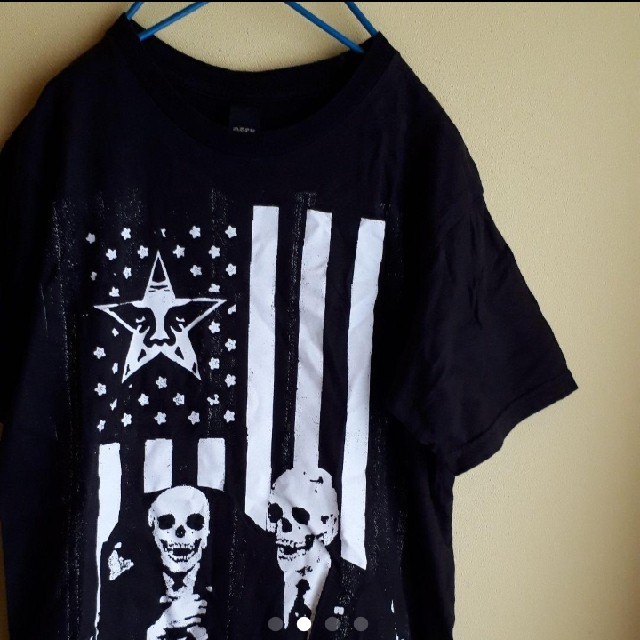 OBEY(オベイ)のOBEY スカル星条旗 Tシャツ メンズのトップス(Tシャツ/カットソー(半袖/袖なし))の商品写真